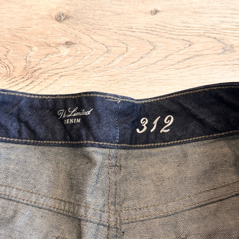The Limited Denim 312 Womens Dark Wash Crop Jeans Size 10 - Picture 5 of 7